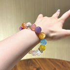 Bracelet « Muguet » en Améthyste naturelle – Sagesse ouverte, Attire les bienfaiteurs