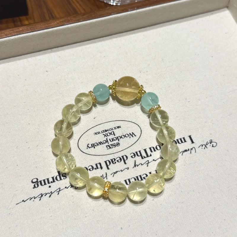 Bracelet « Muguet » en Améthyste naturelle – Sagesse ouverte, Attire les bienfaiteurs
