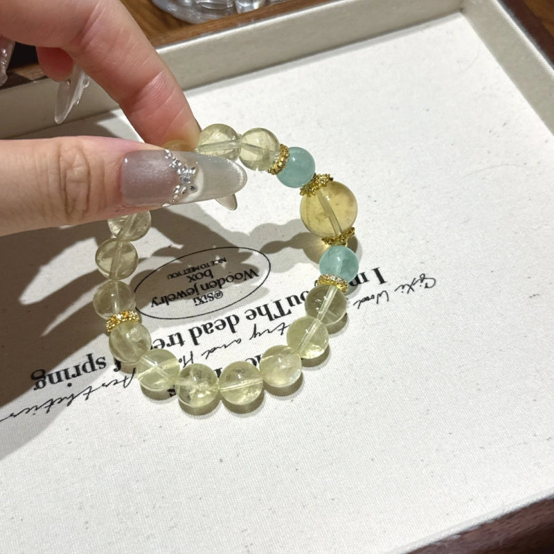 Bracelet « Muguet » en Améthyste naturelle – Sagesse ouverte, Attire les bienfaiteurs
