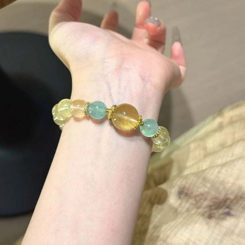 Bracelet « Muguet » en Améthyste naturelle – Sagesse ouverte, Attire les bienfaiteurs
