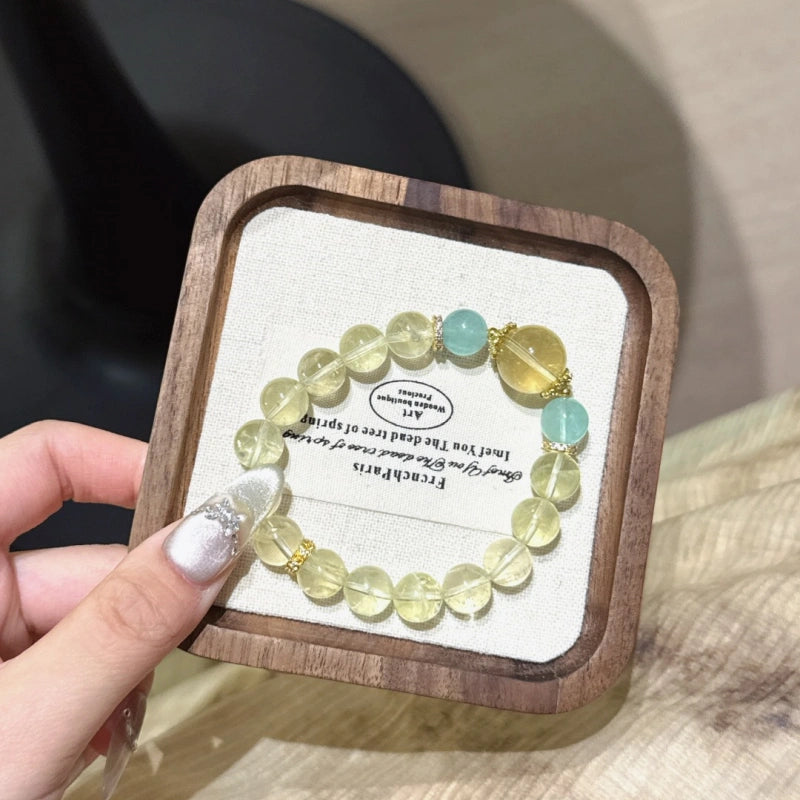 Bracelet « Muguet » en Améthyste naturelle – Sagesse ouverte, Attire les bienfaiteurs