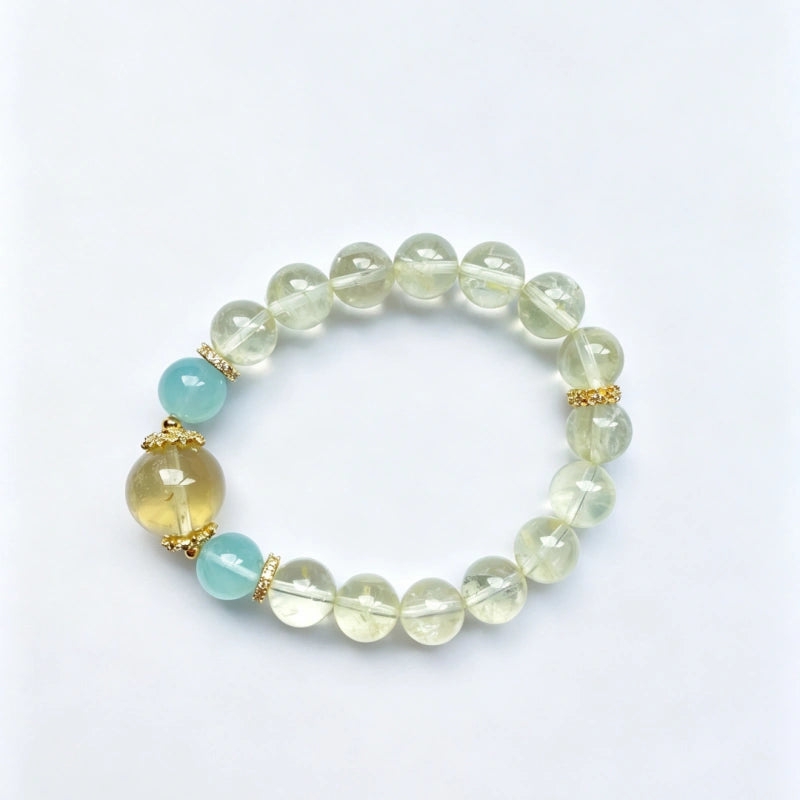 Bracelet « Muguet » en Améthyste naturelle – Sagesse ouverte, Attire les bienfaiteurs