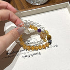 Bracelet « Muguet » en Améthyste naturelle – Sagesse ouverte, Attire les bienfaiteurs