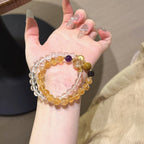 Bracelet « Muguet » en Améthyste naturelle – Sagesse ouverte, Attire les bienfaiteurs