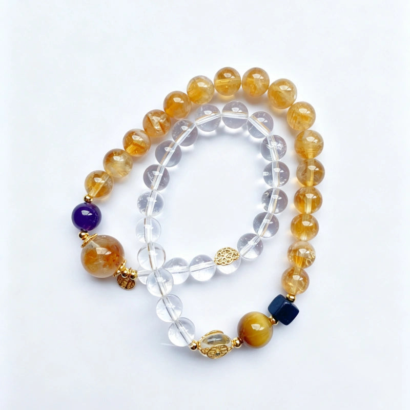 Bracelet « Muguet » en Améthyste naturelle – Sagesse ouverte, Attire les bienfaiteurs