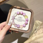 Kunzite & Amethyst Nine-Tailed Fox Bracelet- Sweet Connections