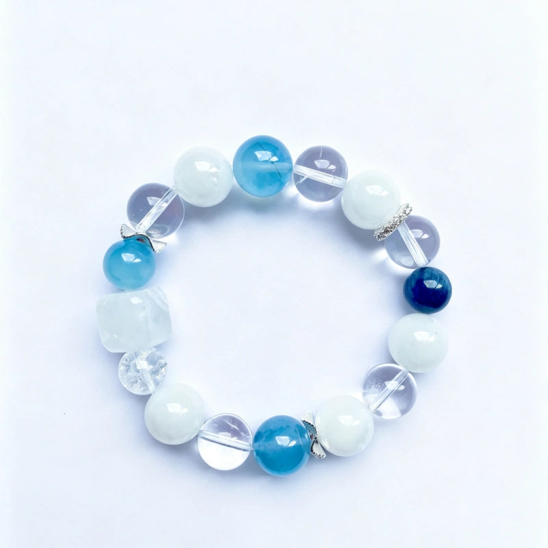 Bracelet « Muguet » en Améthyste naturelle – Sagesse ouverte, Attire les bienfaiteurs