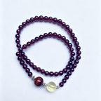 Garnet Multi‑Loop Bracelet-Wealth Manifestation Bold Breakthrough