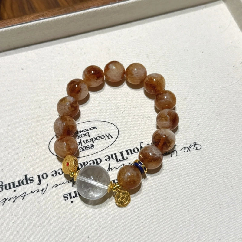 Bracelet « Muguet » en Améthyste naturelle – Sagesse ouverte, Attire les bienfaiteurs
