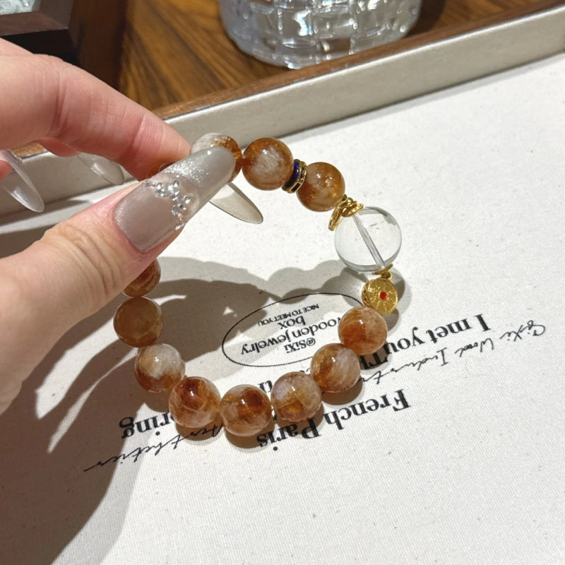 Bracelet « Muguet » en Améthyste naturelle – Sagesse ouverte, Attire les bienfaiteurs