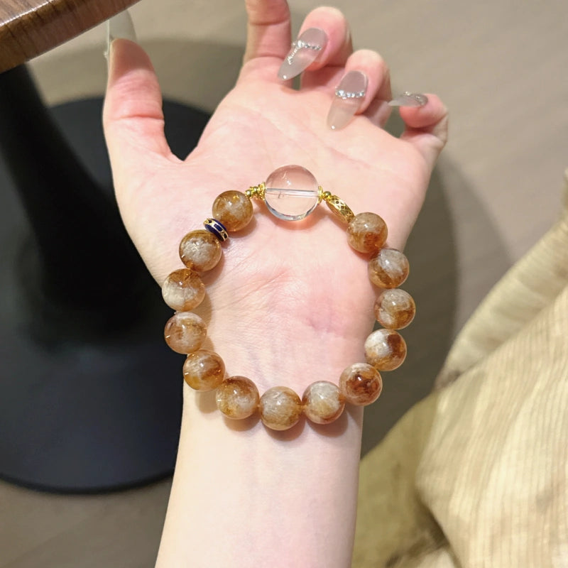 Bracelet « Muguet » en Améthyste naturelle – Sagesse ouverte, Attire les bienfaiteurs