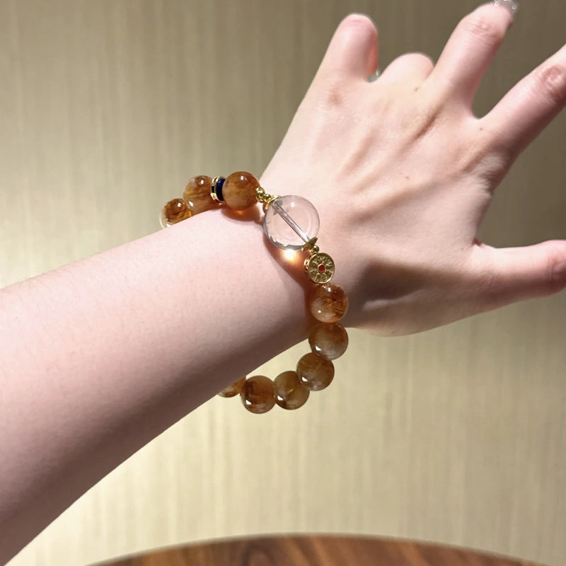 Bracelet « Muguet » en Améthyste naturelle – Sagesse ouverte, Attire les bienfaiteurs