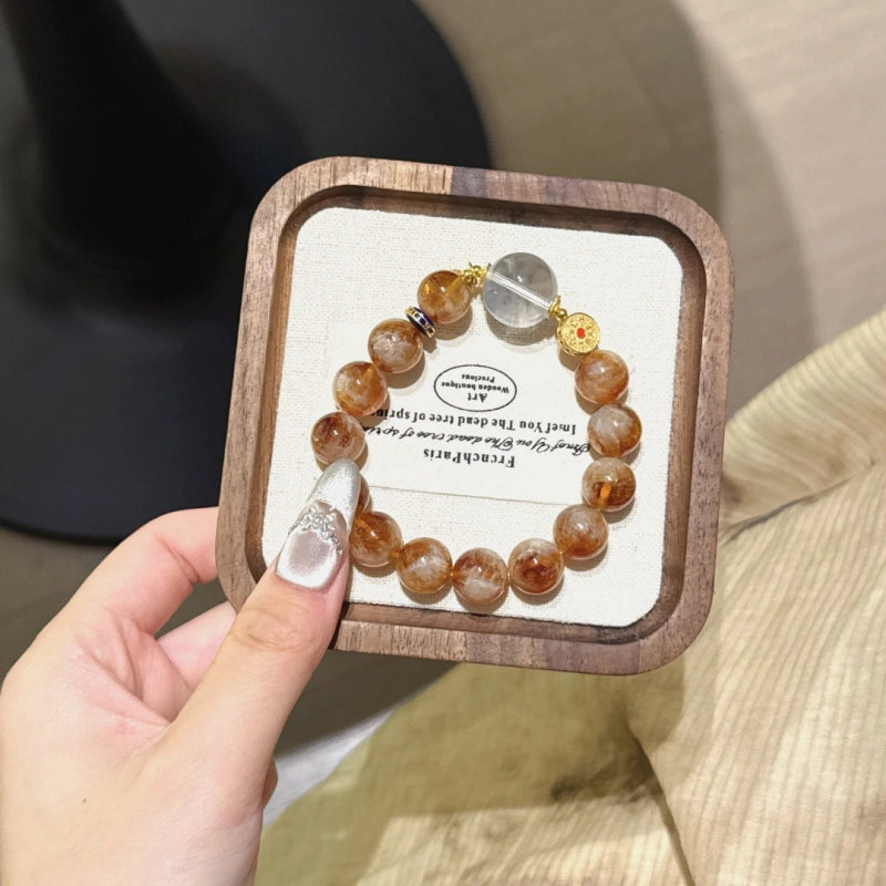 Bracelet « Muguet » en Améthyste naturelle – Sagesse ouverte, Attire les bienfaiteurs