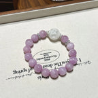 Bracelet « Muguet » en Améthyste naturelle – Sagesse ouverte, Attire les bienfaiteurs