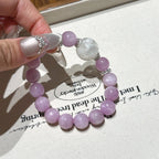 Bracelet « Muguet » en Améthyste naturelle – Sagesse ouverte, Attire les bienfaiteurs