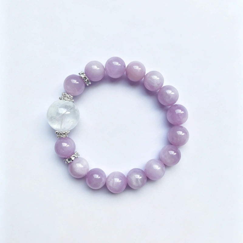 Bracelet « Muguet » en Améthyste naturelle – Sagesse ouverte, Attire les bienfaiteurs