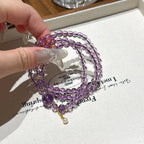 Amethyst Multi‑Loop Bracelet-Broaden Mindset Emotional Cleansing