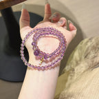 Amethyst Multi‑Loop Bracelet-Broaden Mindset Emotional Cleansing