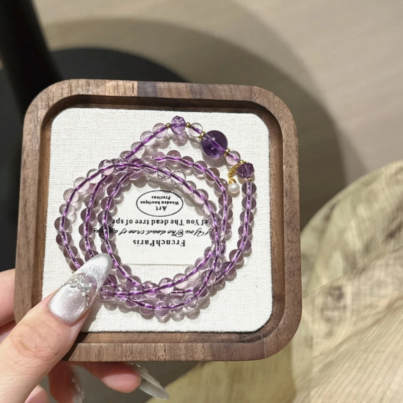 Amethyst Multi‑Loop Bracelet-Broaden Mindset Emotional Cleansing