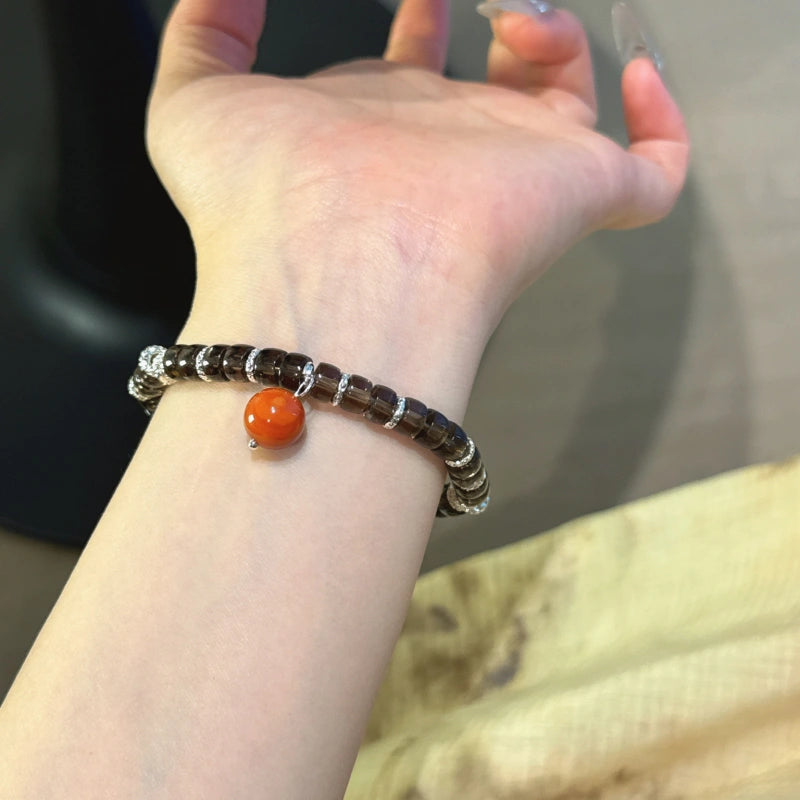Bracelet « Muguet » en Améthyste naturelle – Sagesse ouverte, Attire les bienfaiteurs