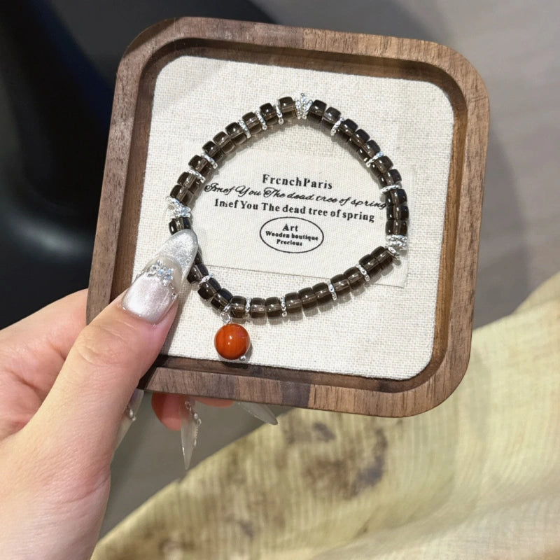 Bracelet « Muguet » en Améthyste naturelle – Sagesse ouverte, Attire les bienfaiteurs