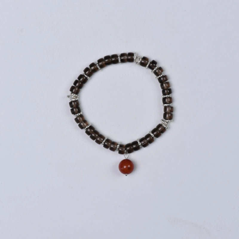 Bracelet « Muguet » en Améthyste naturelle – Sagesse ouverte, Attire les bienfaiteurs