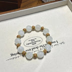 Bracelet « Muguet » en Améthyste naturelle – Sagesse ouverte, Attire les bienfaiteurs