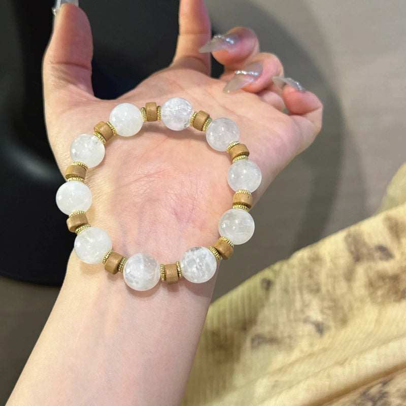 Bracelet « Muguet » en Améthyste naturelle – Sagesse ouverte, Attire les bienfaiteurs