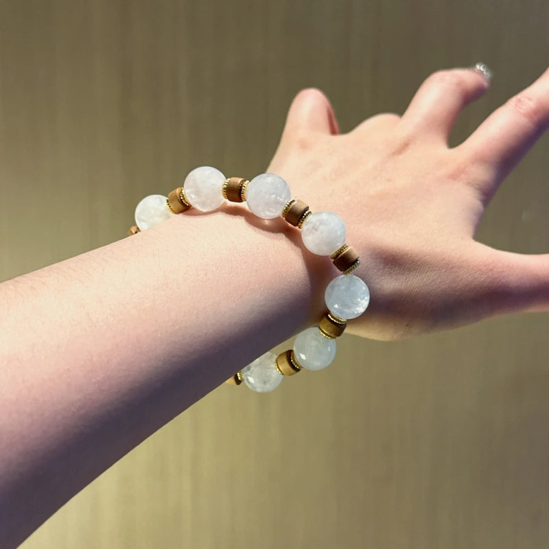 Bracelet « Muguet » en Améthyste naturelle – Sagesse ouverte, Attire les bienfaiteurs