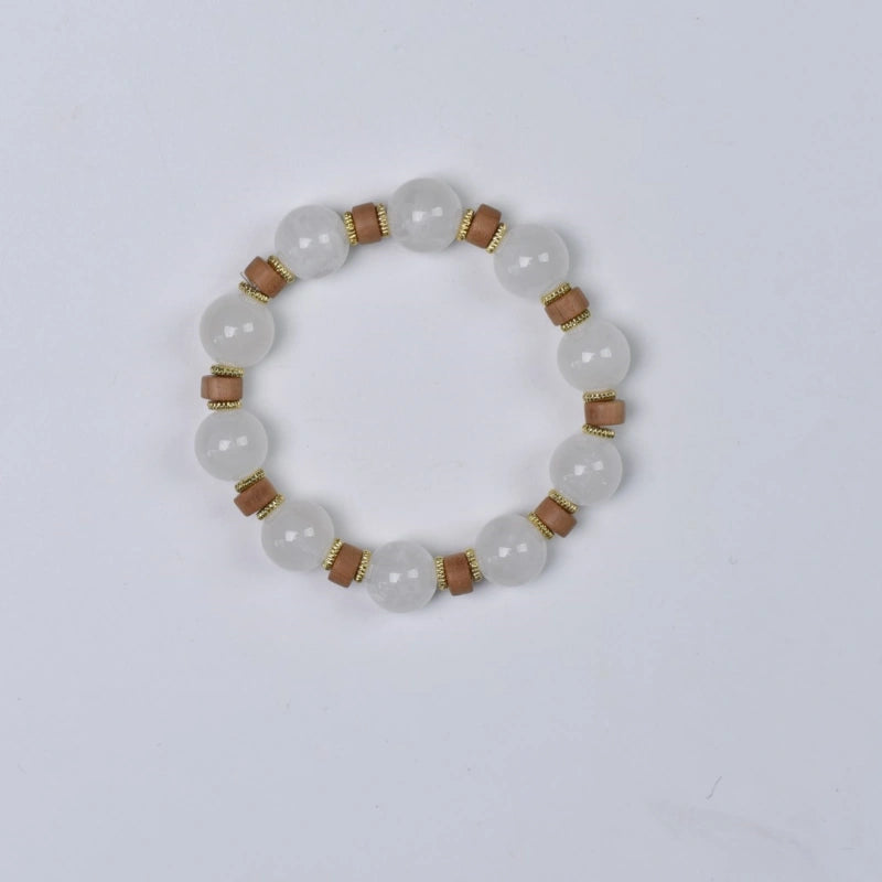 Bracelet « Muguet » en Améthyste naturelle – Sagesse ouverte, Attire les bienfaiteurs