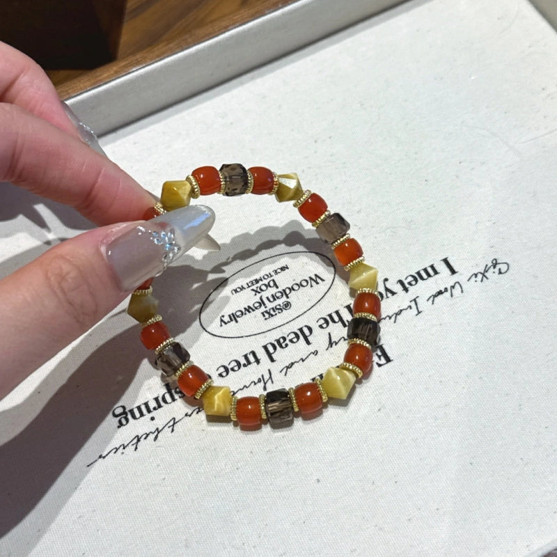 Bracelet « Muguet » en Améthyste naturelle – Sagesse ouverte, Attire les bienfaiteurs