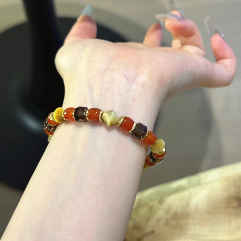 Bracelet « Muguet » en Améthyste naturelle – Sagesse ouverte, Attire les bienfaiteurs