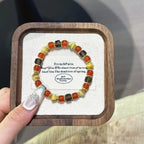 Bracelet « Muguet » en Améthyste naturelle – Sagesse ouverte, Attire les bienfaiteurs