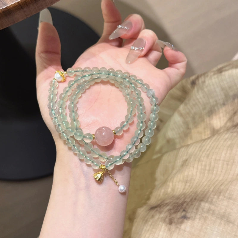 Bracelet « Muguet » en Améthyste naturelle – Sagesse ouverte, Attire les bienfaiteurs
