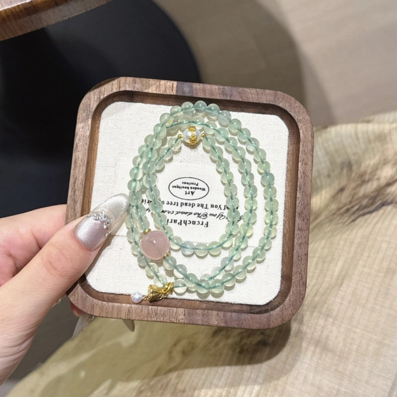 Bracelet « Muguet » en Améthyste naturelle – Sagesse ouverte, Attire les bienfaiteurs