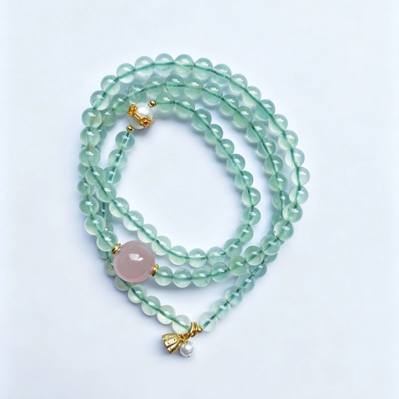 Bracelet « Muguet » en Améthyste naturelle – Sagesse ouverte, Attire les bienfaiteurs