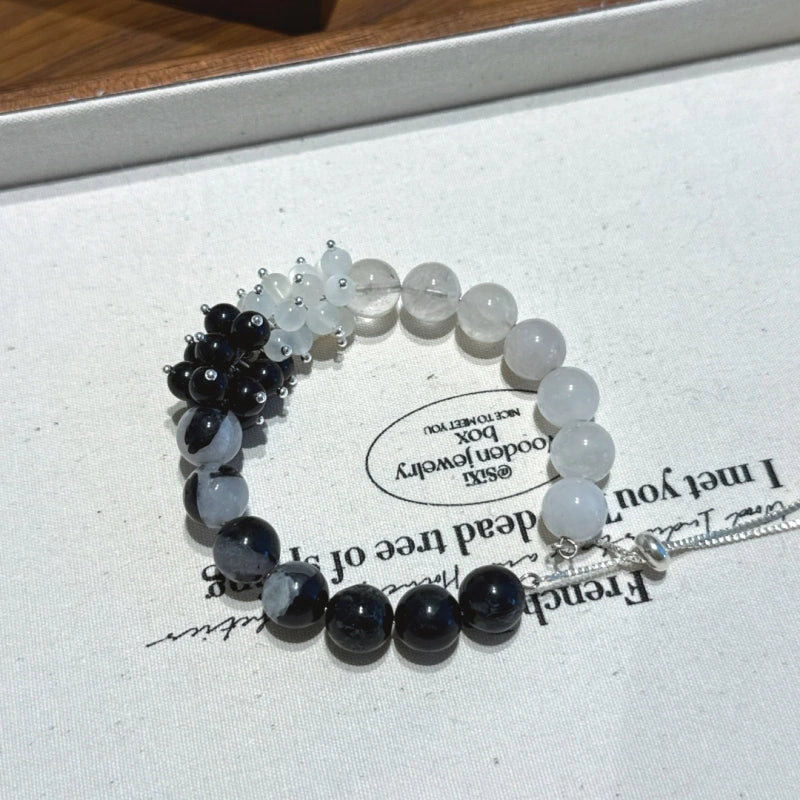 Bracelet « Muguet » en Améthyste naturelle – Sagesse ouverte, Attire les bienfaiteurs