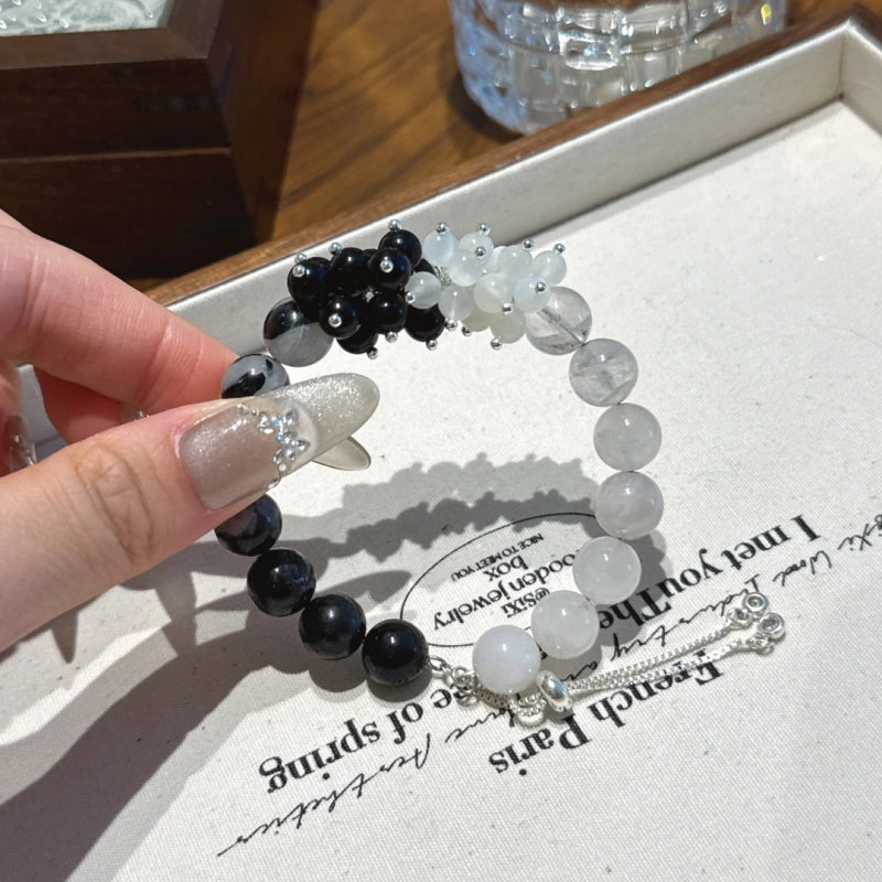 Bracelet « Muguet » en Améthyste naturelle – Sagesse ouverte, Attire les bienfaiteurs