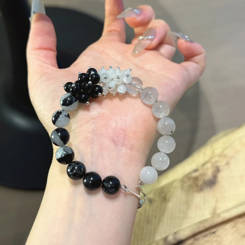 Bracelet « Muguet » en Améthyste naturelle – Sagesse ouverte, Attire les bienfaiteurs
