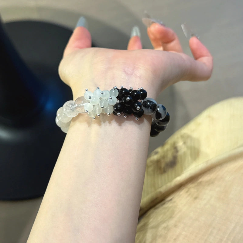 Bracelet « Muguet » en Améthyste naturelle – Sagesse ouverte, Attire les bienfaiteurs