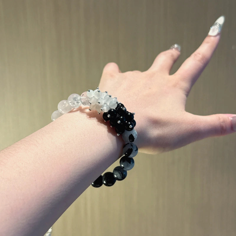 Bracelet « Muguet » en Améthyste naturelle – Sagesse ouverte, Attire les bienfaiteurs