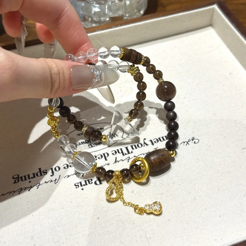 Bracelet « Muguet » en Améthyste naturelle – Sagesse ouverte, Attire les bienfaiteurs