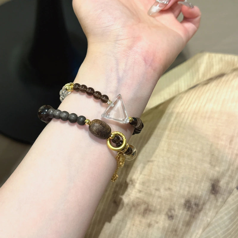 Bracelet « Muguet » en Améthyste naturelle – Sagesse ouverte, Attire les bienfaiteurs