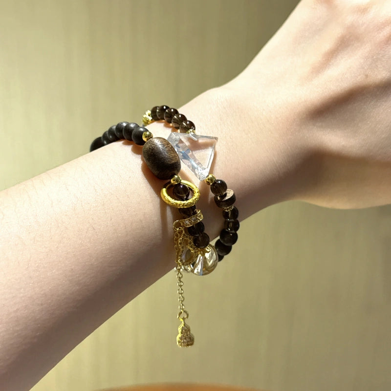 Bracelet « Muguet » en Améthyste naturelle – Sagesse ouverte, Attire les bienfaiteurs