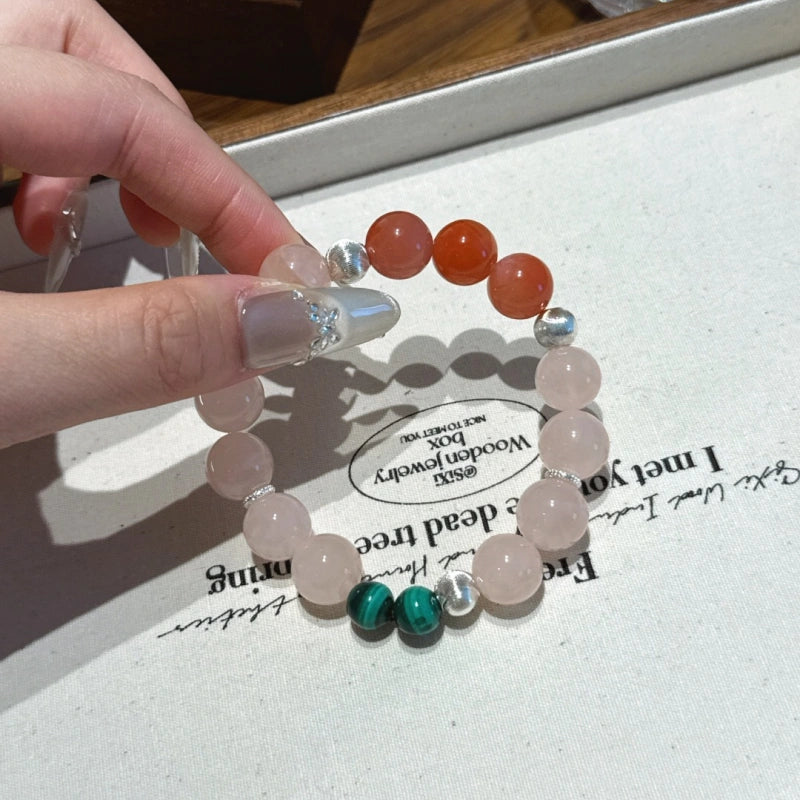 Bracelet « Muguet » en Améthyste naturelle – Sagesse ouverte, Attire les bienfaiteurs