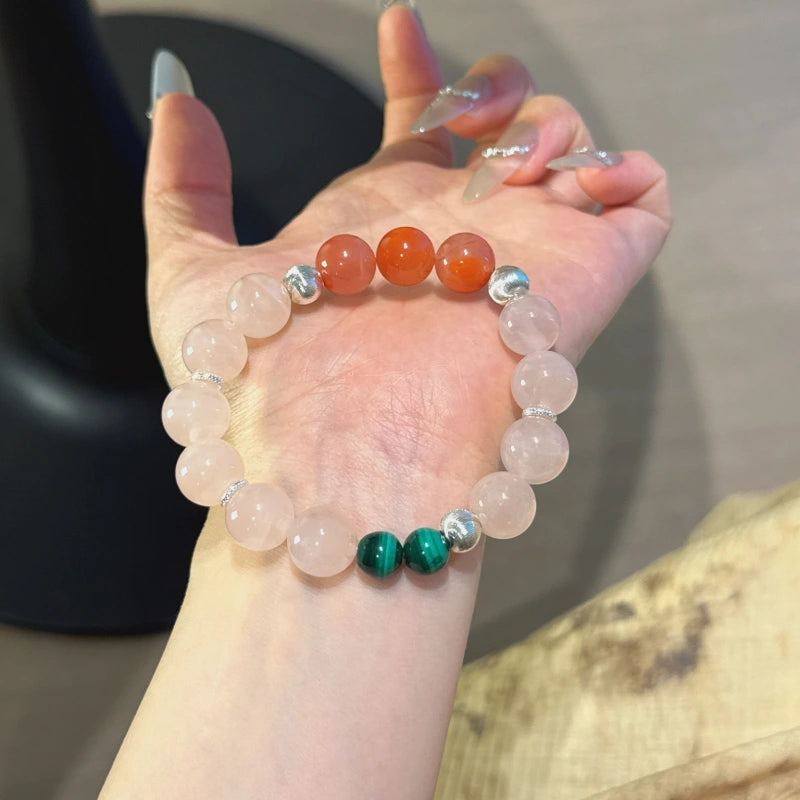 Bracelet « Muguet » en Améthyste naturelle – Sagesse ouverte, Attire les bienfaiteurs