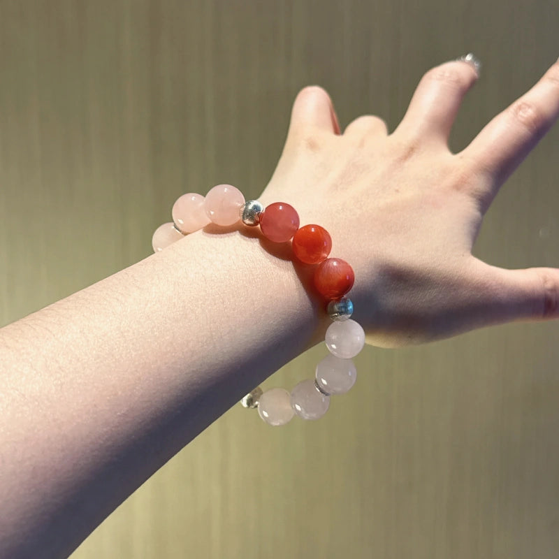 Bracelet « Muguet » en Améthyste naturelle – Sagesse ouverte, Attire les bienfaiteurs