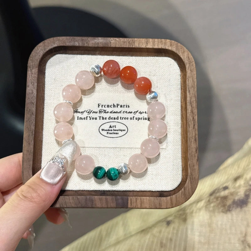 Bracelet « Muguet » en Améthyste naturelle – Sagesse ouverte, Attire les bienfaiteurs