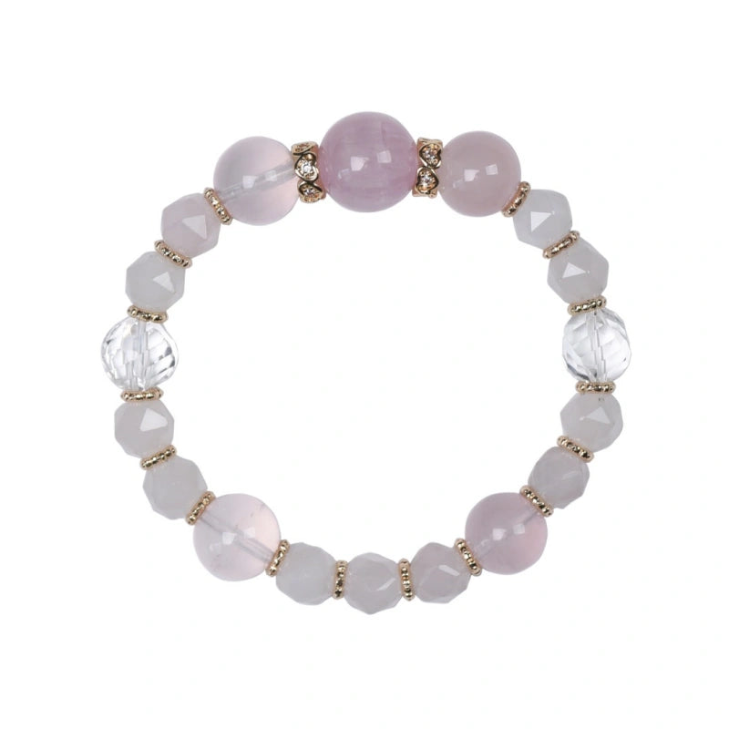 Bracelet « Muguet » en Améthyste naturelle – Sagesse ouverte, Attire les bienfaiteurs