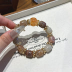 Bracelet « Muguet » en Améthyste naturelle – Sagesse ouverte, Attire les bienfaiteurs